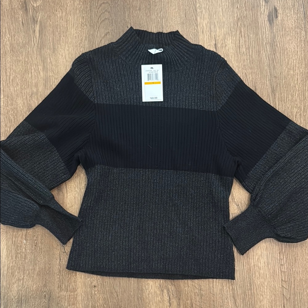 NWT Cable & Gauge Ribbed Sweater